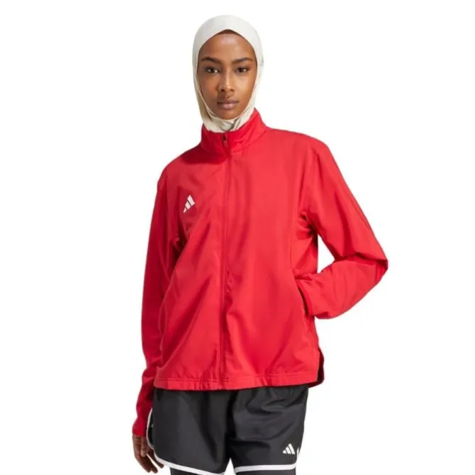 adidas Laufjacken>Adizero E Jacket Rot