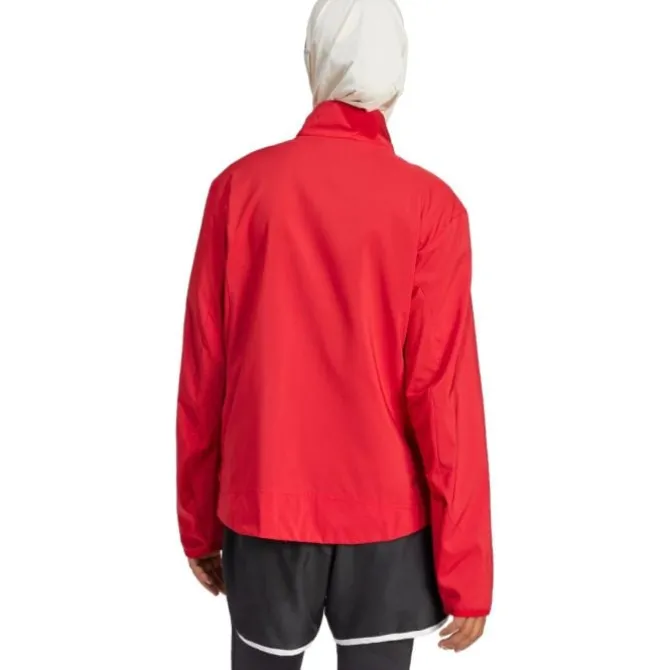 adidas Laufjacken>Adizero E Jacket Rot
