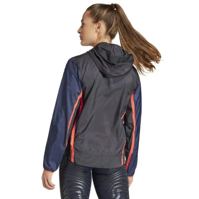 adidas Laufjacken>Adizero Jacket Blau