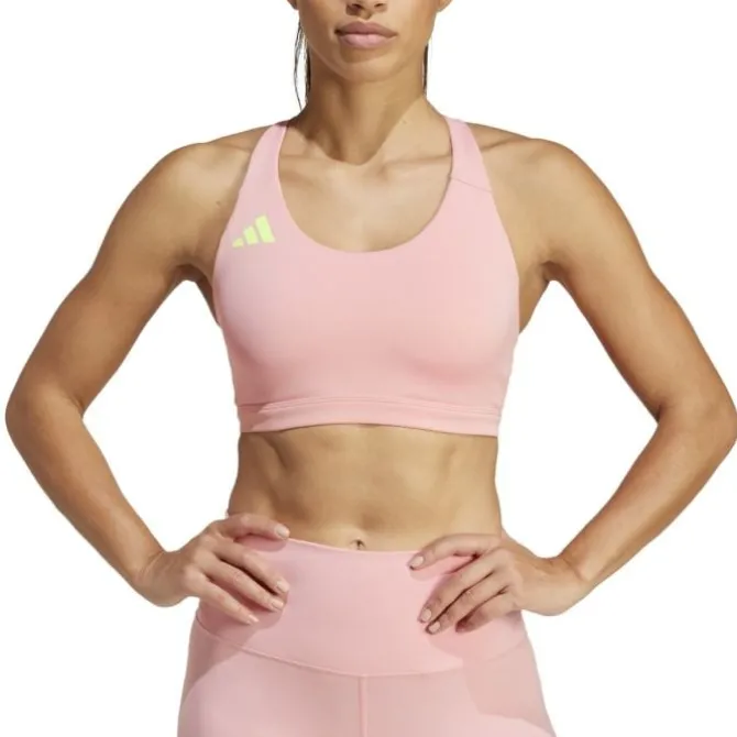 adidas Sport-bhs>Adizero Medium-Support Bra Rot-violett