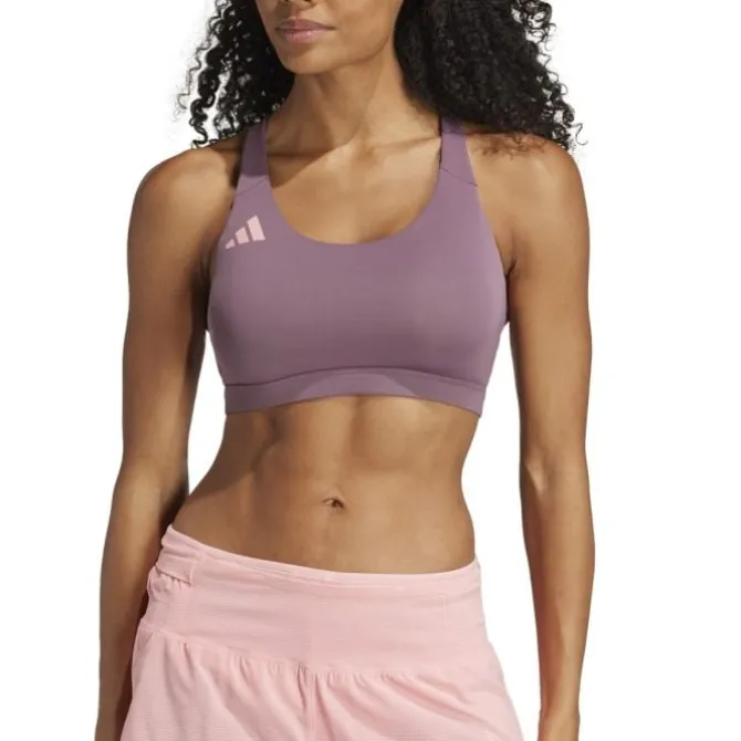 adidas Sport-bhs>Adizero Medium-Support Bra Violett