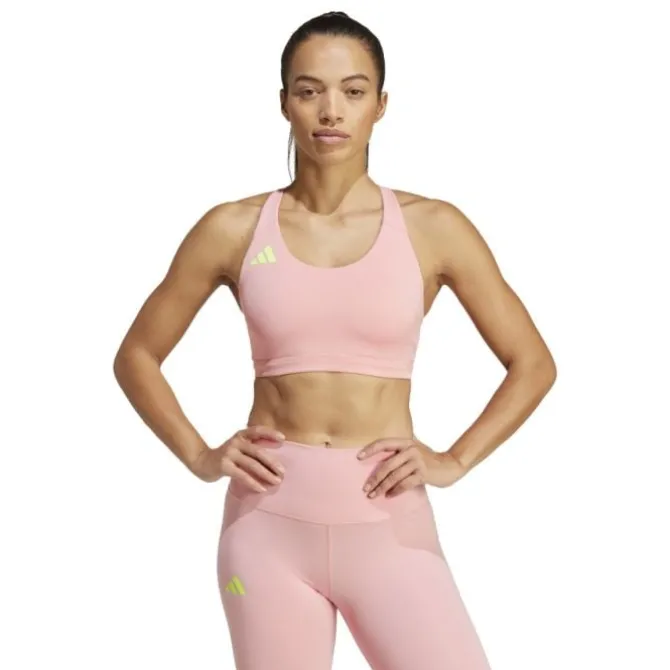 adidas Sport-bhs>Adizero Medium-Support Bra Rot-violett