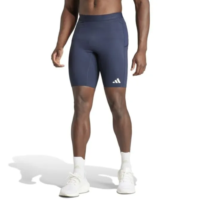 adidas Laufshorts>Adizero Short Tight Blau