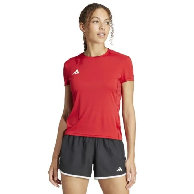 adidas Laufshirts>Adizero T-Shirt Rot