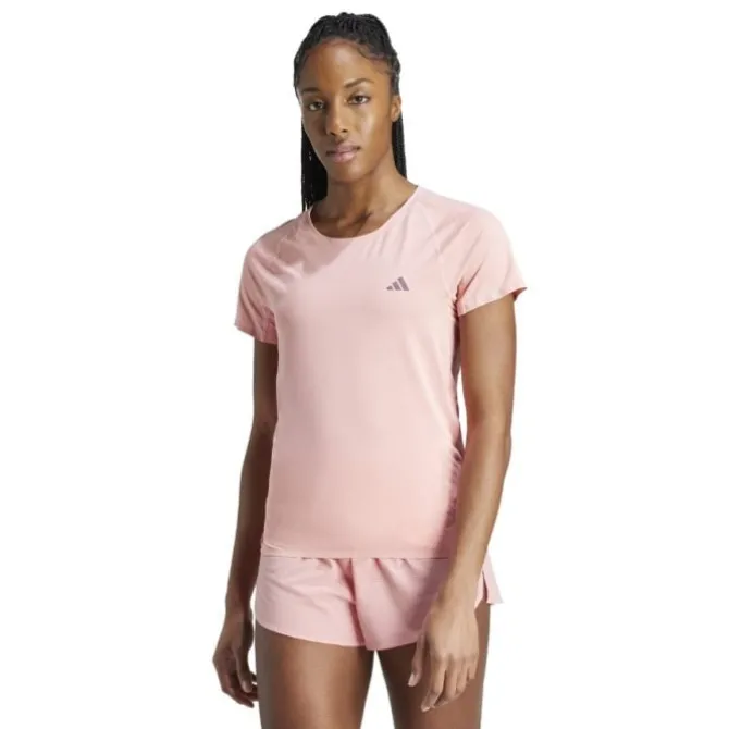 adidas Laufshirts>Adizero T-Shirt Rot-violett