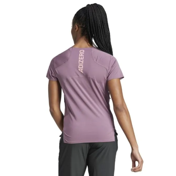 adidas Laufshirts>Adizero T-Shirt Violett