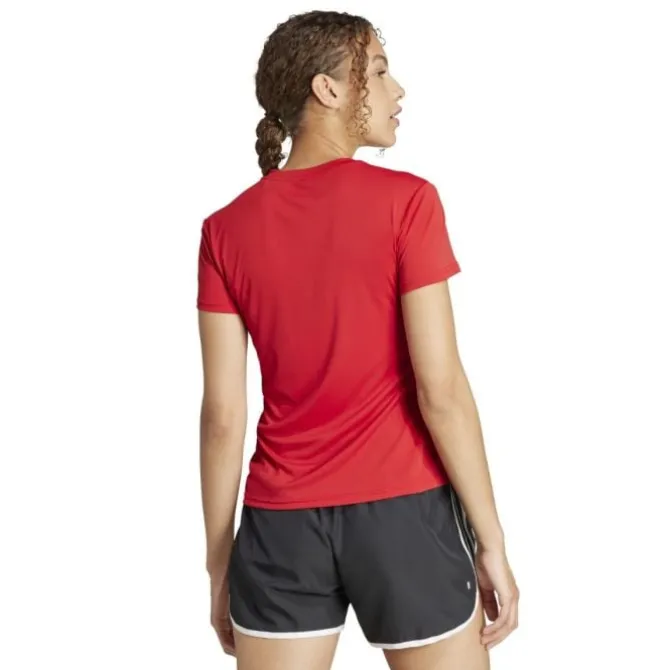 adidas Laufshirts>Adizero T-Shirt Rot