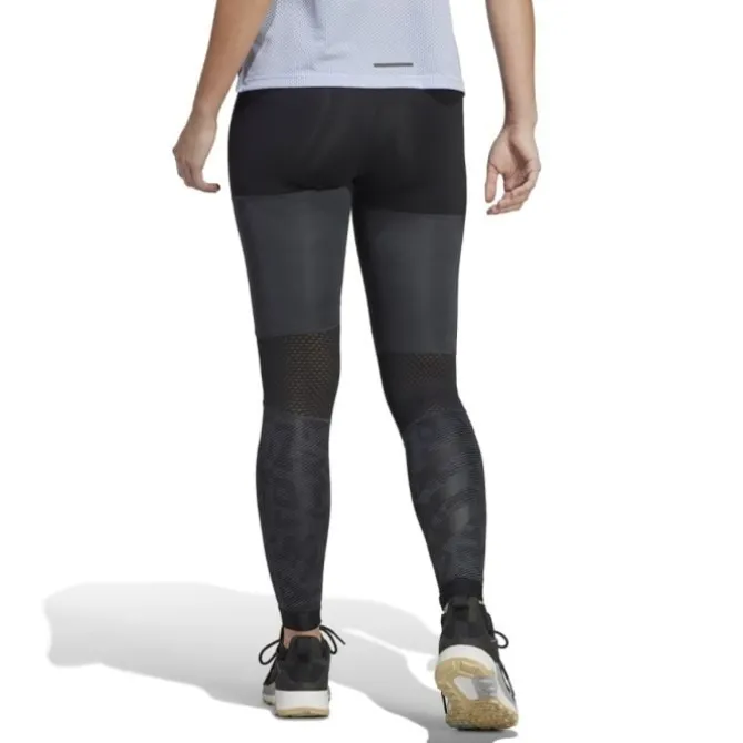 adidas Laufhosen>Agravic Tight Schwarz