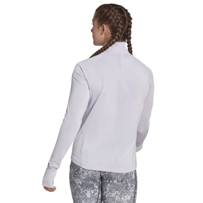 adidas Laufjacken>Fast 1/2 Zip Violett