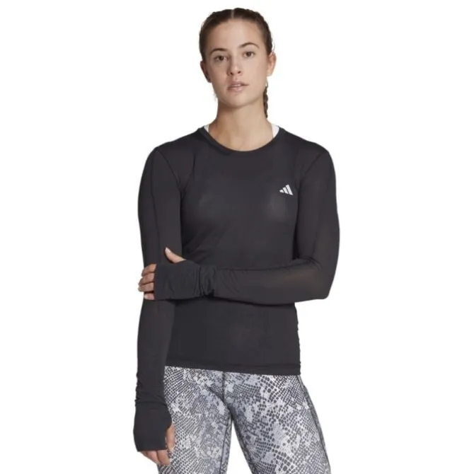 adidas Laufshirts>Fast Long Sleeve Schwarz