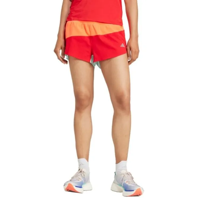 adidas Laufshorts>NYC Spplit Shorts Rot