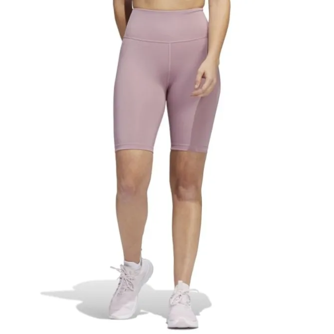 adidas Laufshorts>Optime Bike Short Tight Rot-violett