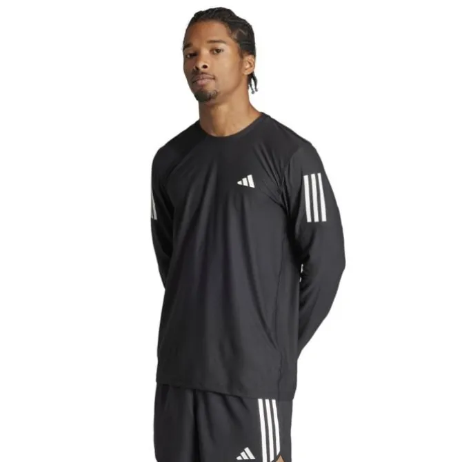 adidas Laufshirts>Own The Run B Long-sleeve Schwarz
