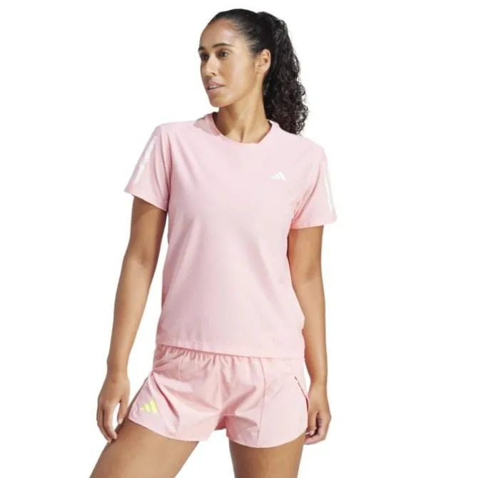 adidas Laufshirts>Own The Run B Running T-shirt Rot-violett