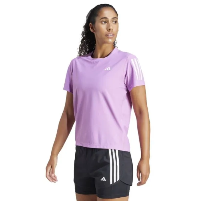 adidas Laufshirts>Own The Run B Running T-shirt Violett