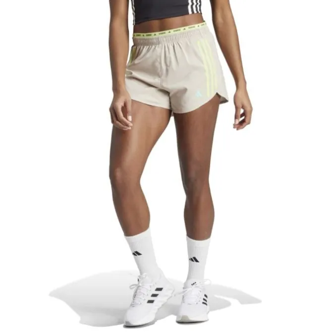adidas Laufshorts>Own The Run 3-Stripe 4" Shorts Braun