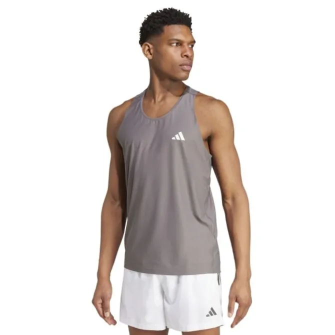 adidas Laufshirts>Own The Run Tank Grau