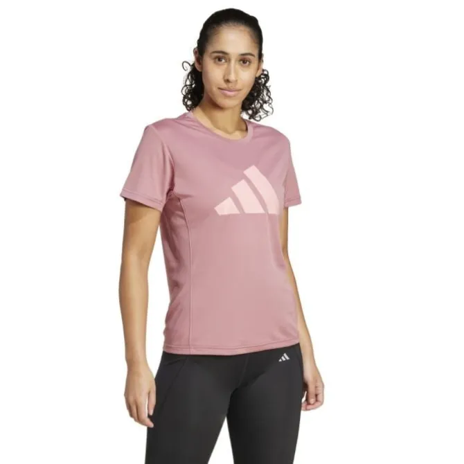 adidas Laufshirts>Run It Tee Rot