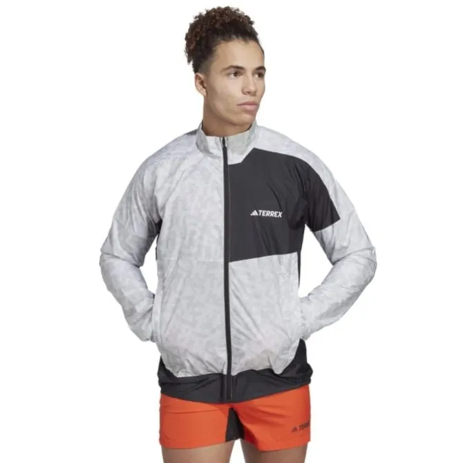 adidas Laufjacken>Trail Wind Jacket Weiß