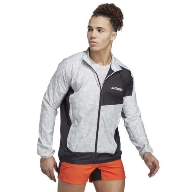 adidas Laufjacken>Trail Wind Jacket Weiß