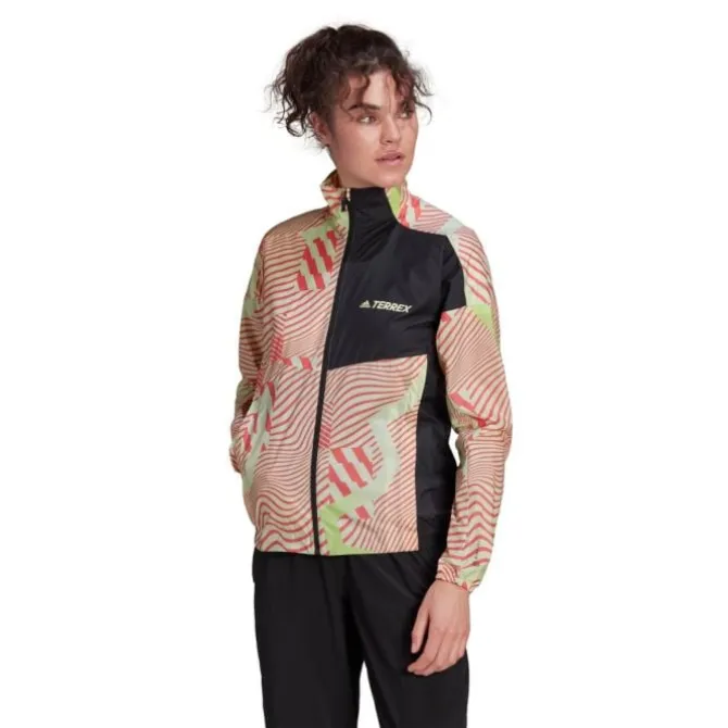 adidas Laufjacken>Trail Wind Jacket W Schwarz