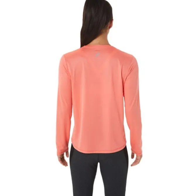 Asics Laufshirts>Fujitrail Logo LS Top Orange
