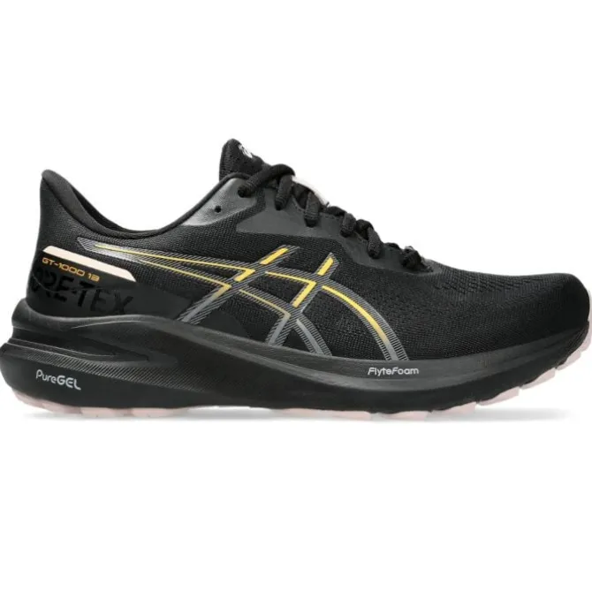 Asics Laufschuhe Mit Pronationsstütze | Allround Laufschuhe>GT-1000 13 GTX Schwarz