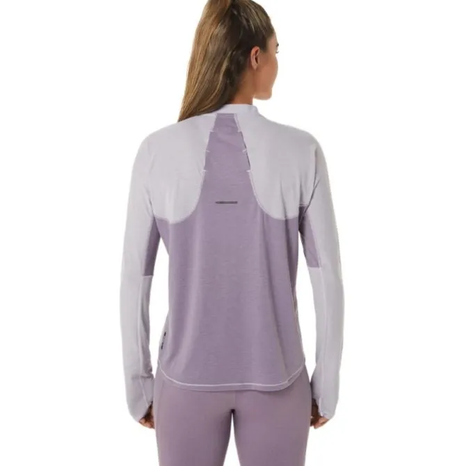 Asics Laufshirts>Metarun Half-Zip LS Top Violett