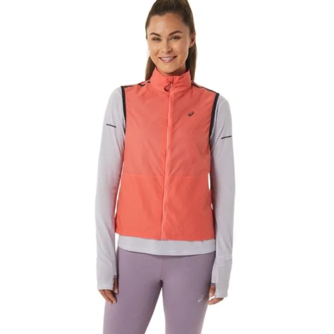Asics Laufwesten>Metarun Packable Vest Orange