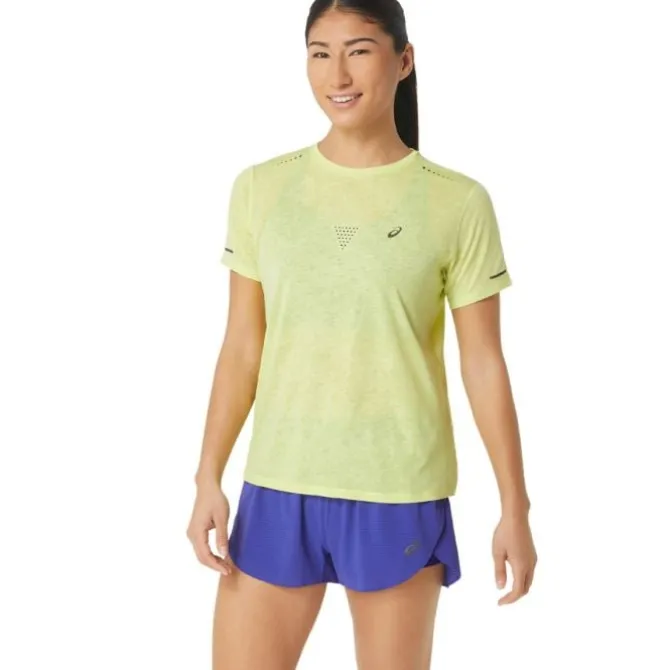 Asics Laufshirts>Metarun Pattern SS Top Gelb