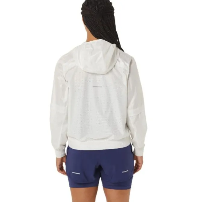Asics Laufjacken>Nagino Run Jacket Weiß