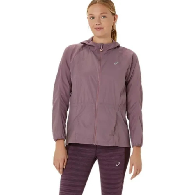 Asics Laufjacken>Road Packable Jacket Violett