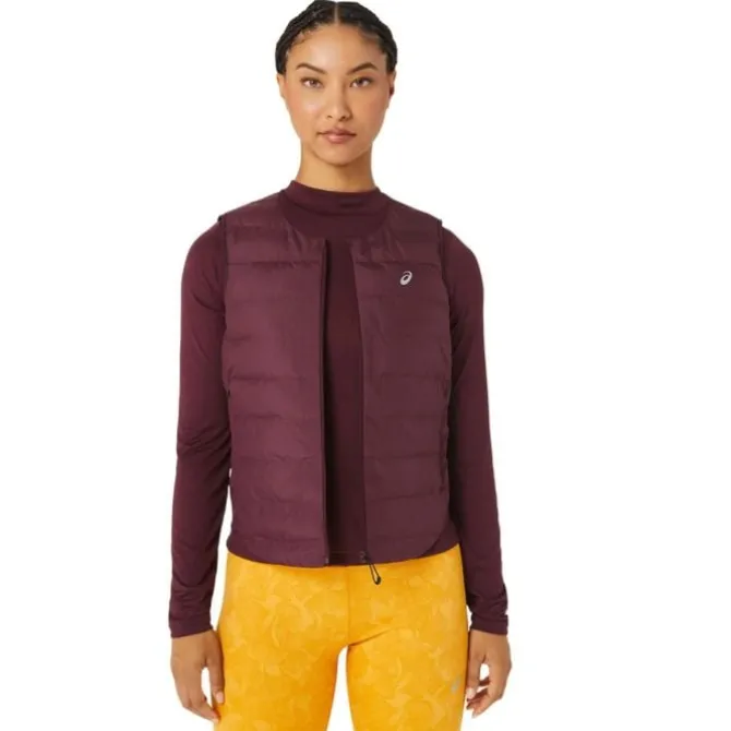 Asics Laufwesten>Runkoyo Padded Vest Violett