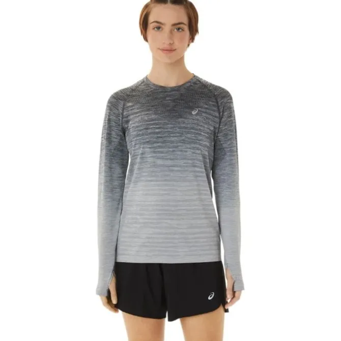 Asics Laufshirts>Seamless LS Top Grau