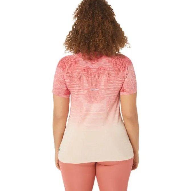 Asics Laufshirts>Seamless SS Top Rot-violett