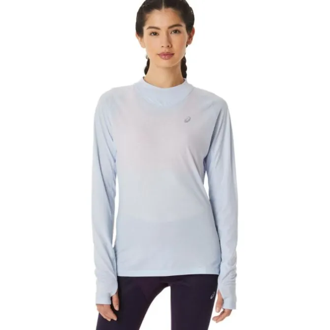 Asics Laufshirts>Winter Run LS Top Blau