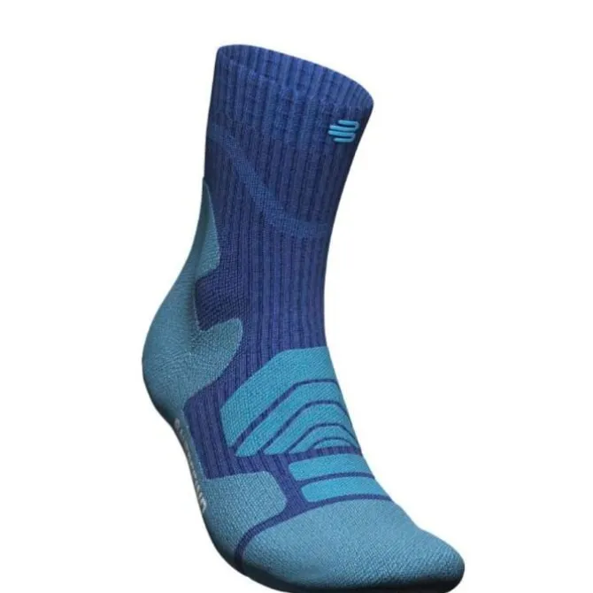 Bauerfeind Socken & Strümpfe | Laufsocken>Outdoor Merino Compression Socks Mid Cut Blau