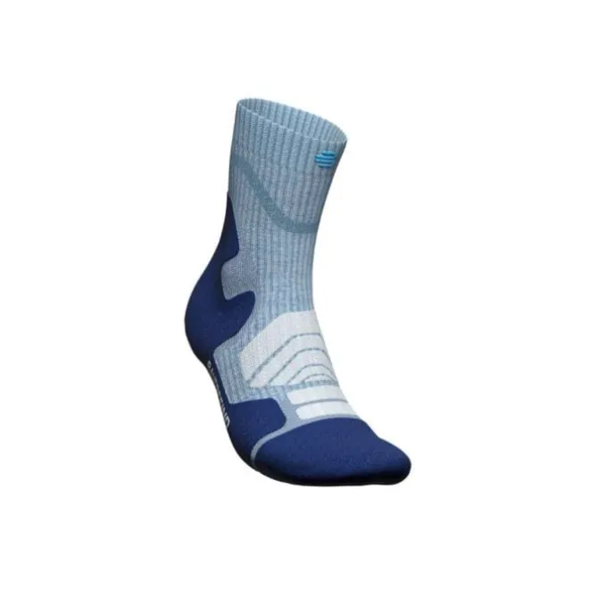 Bauerfeind Laufsocken>Outdoor Merino Compression Socks Mid Cut Blau
