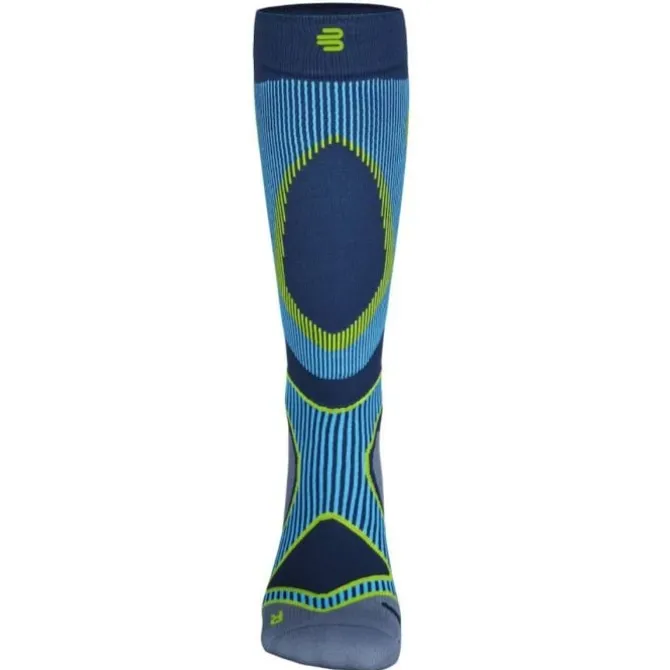 Bauerfeind Socken & Strümpfe | Laufsocken>Run Performance Compression Socks High Cut Blau