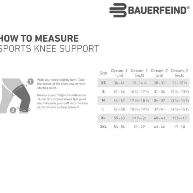 Bauerfeind Sportpflege Und Bandagen>Sports Knee Support Schwarz