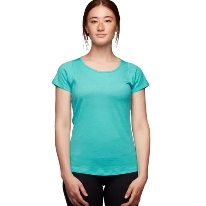 Black Diamond Laufshirts>Rhythm Tee Grün