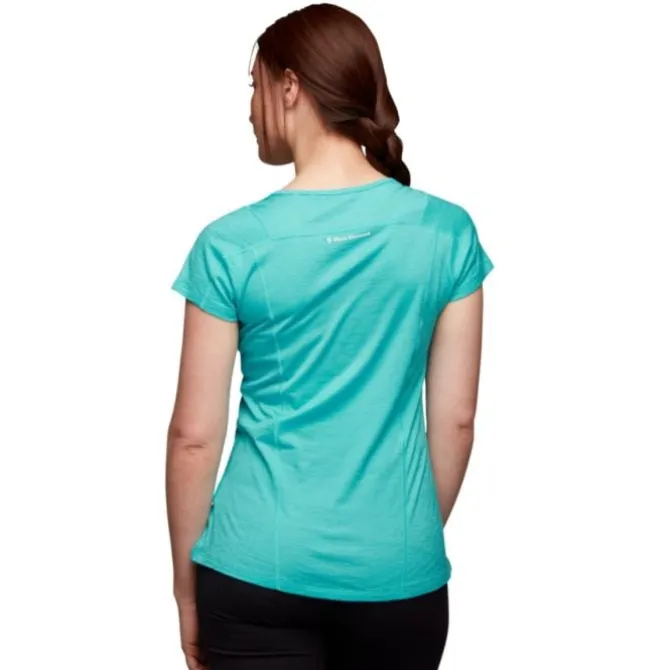 Black Diamond Laufshirts>Rhythm Tee Grün