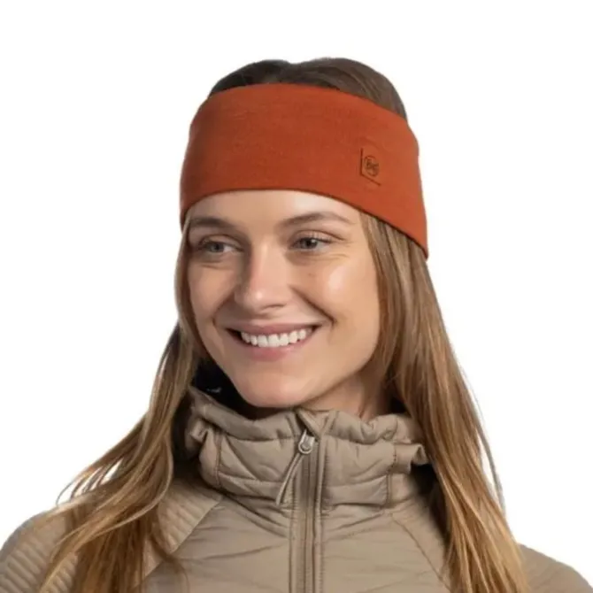 Buff Schweißbänder, Haarbänder & Stirnbänder | Mützen, Handschuhe Und Kappen>Merino Wide Headband Orange