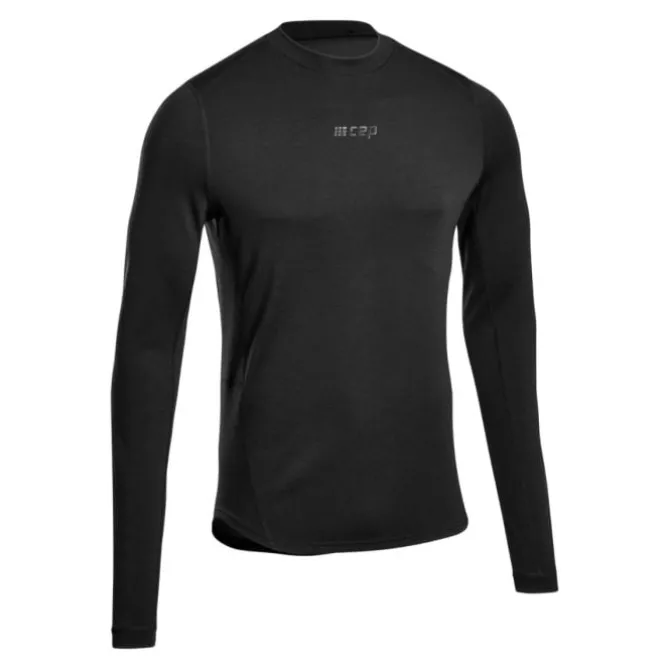 CEP Laufshirts>Cold Weather Merino LS Shirt Schwarz