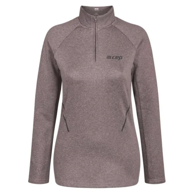 CEP Laufshirts>Cold Weather Zip LS Shirt Rot-violett