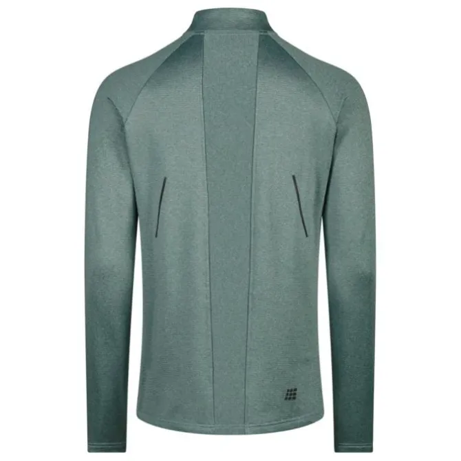 CEP Laufshirts>Cold Weather Zip LS Shirt Grau
