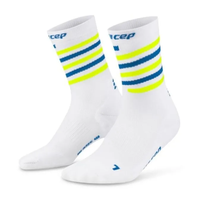 CEP Socken & Strümpfe | Laufsocken>The Run Limited 2024 Mid Cut Sock Weiß