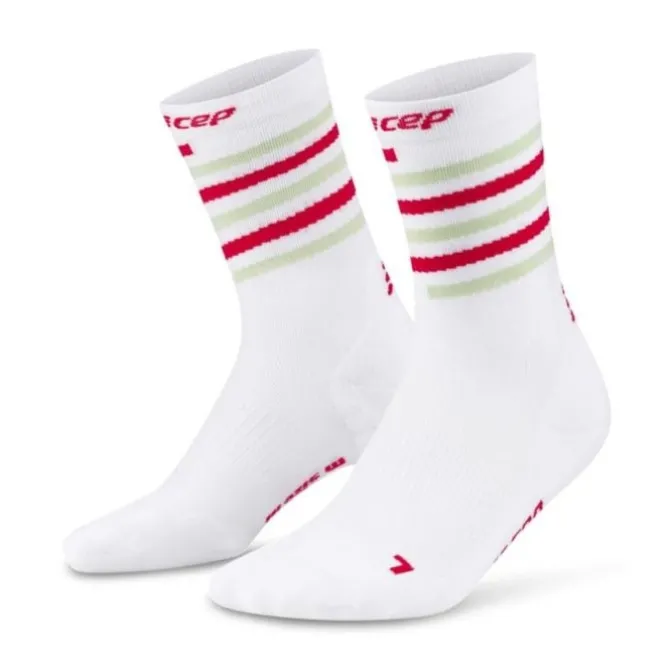 CEP Socken & Strümpfe | Laufsocken>The Run Limited 2024 Mid Cut Sock Weiß