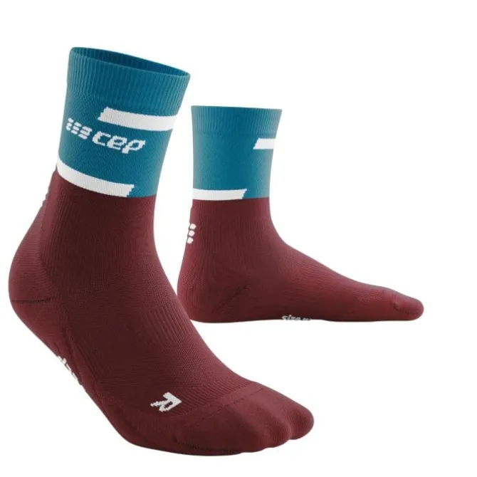 CEP Socken & Strümpfe | Laufsocken>The Run Socks Mid Cut V4 Rot
