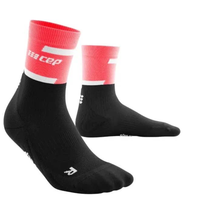 CEP Socken & Strümpfe | Laufsocken>The Run Socks Mid Cut V4 Schwarz